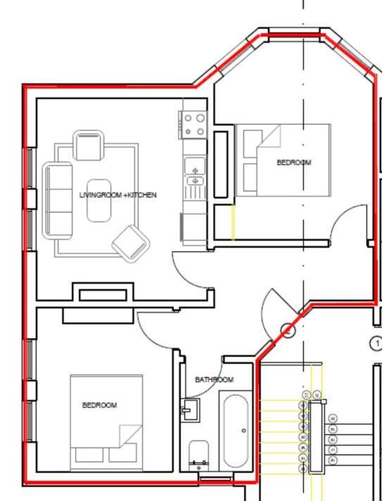 Flat-C, 4 Adults, 20 Mins To Beach, Netflix, Wifi, Sleeps 4 Adults ボーンマス エクステリア 写真